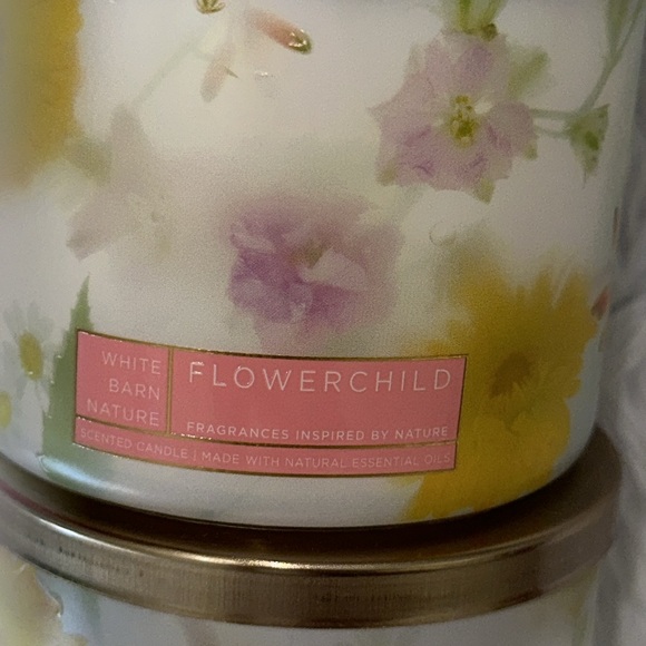 💐FLOWER CHILD Bath & Body Works 3-wick Scented Candle 2023 Lot of 2 Set